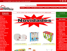 Tablet Screenshot of casasantatherezinha.com.br